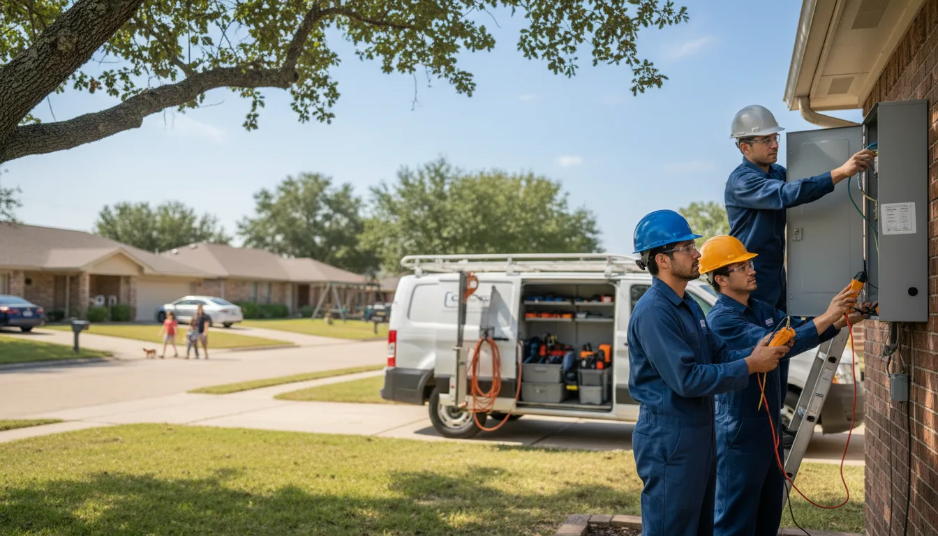 Certified electrician providing emergency electrical services in Wallace, NE